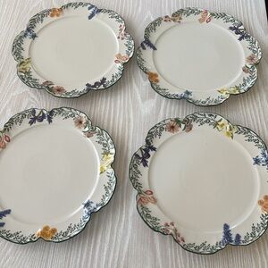 Eden Stoneware Dinner Plates, Set of 4- NWT